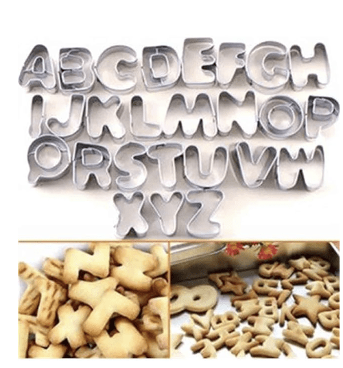 Cake Decor 36pcs/Set Stainless Steel Alphabet Letters & Numbers Baking Molds Fondant Cake Decorating Cutters Cookie Biscuit Mould Set - Image 2